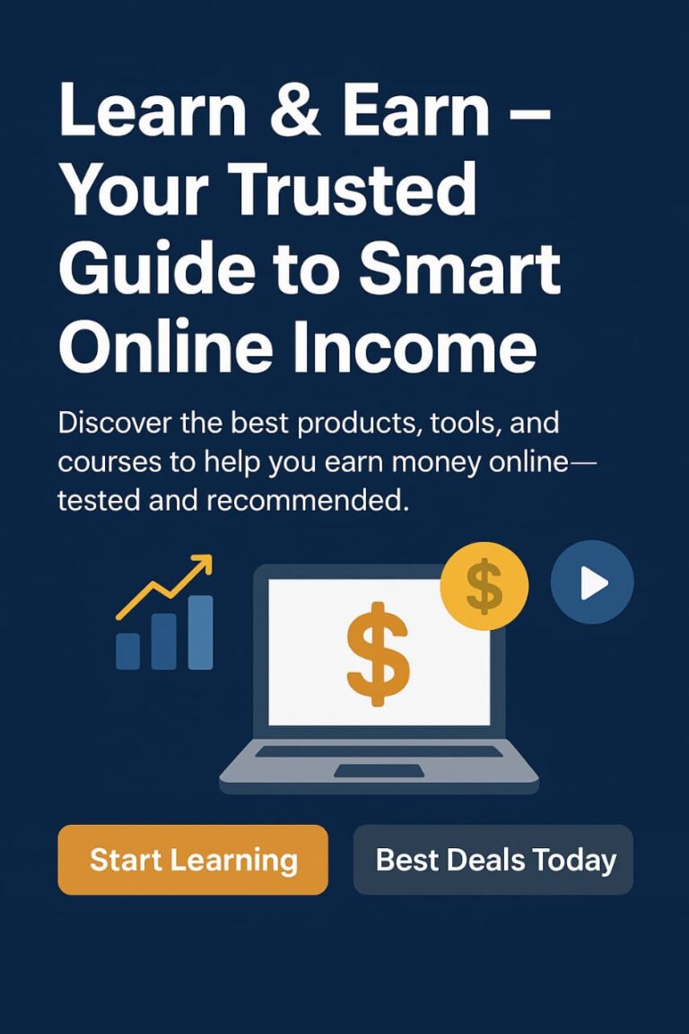 “Learning progress dashboard showing completed courses and earnings”